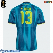 Fotballdrakt Herre Colombia Yerry Mina #13 Bortedrakt VM 2026 Kortermet